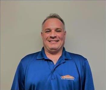 Carl Facchini Construction Manager at SERVPRO of Bartow County - male employee in front of white background
